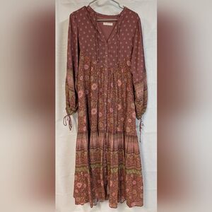 Spell & The Gypsy Collective Utopia Berry Maxi  Dress Sz. S